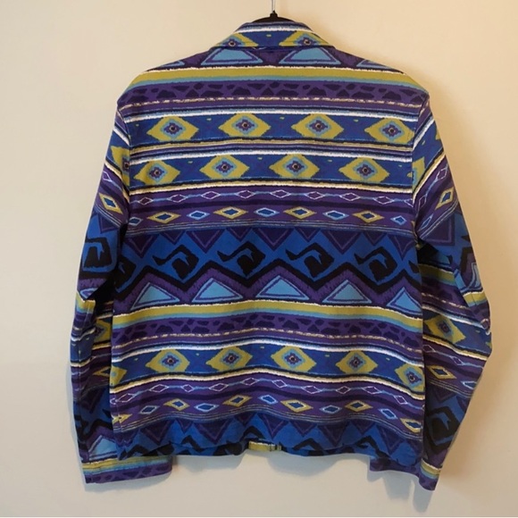 Chico’s anniversary collection Aztec denim jacket. Chico’s size 0, (S) - Picture 4 of 8